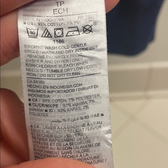 Navy/white Tie-Dye Sweatshirt - Picture 5 of 5